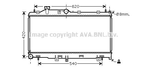 AVA QUALITY COOLING Radiaator,mootorijahutus SU2072